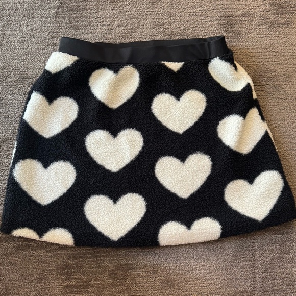 SHEIN HEARTS Y2K MINI SKIRT NWOT LOVE PARTY CLUBBING VALENTINES CHRISTMAS CURVE - Picture 2 of 4